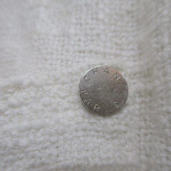 Chanel Cruise Cotton Tweed Cream Lace-Up Trousers 34 - Picture 4 of 7